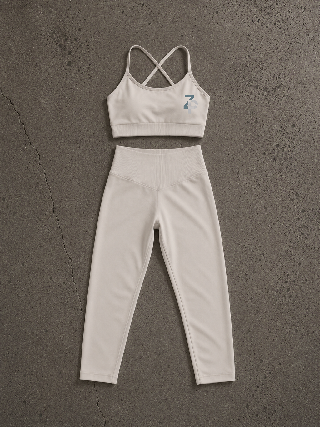 WOMEN’S DARK CREAM SET PANTS + BRA