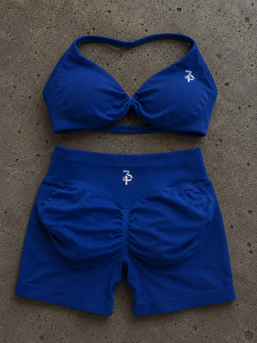 Women’s blue bike shorts