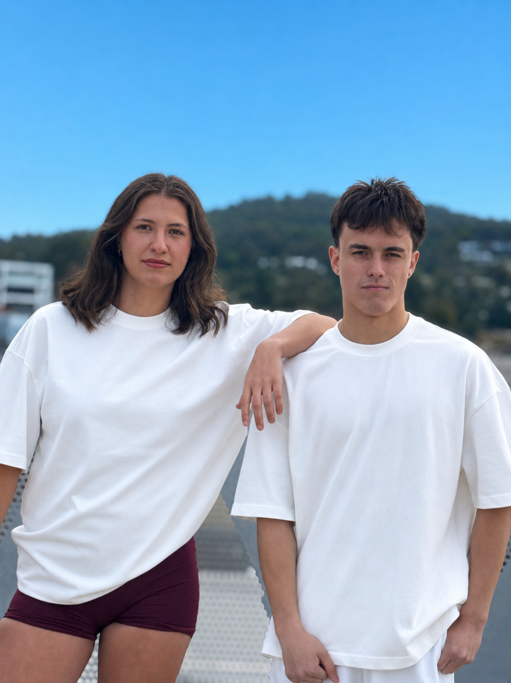 Season III pink & white tee