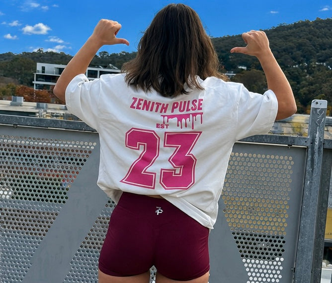 Season III pink & white tee
